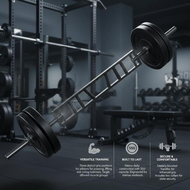 Multi-Grip Weightlifting Rod 8 - đánh giá và giá Heavy Equipment Safety Training