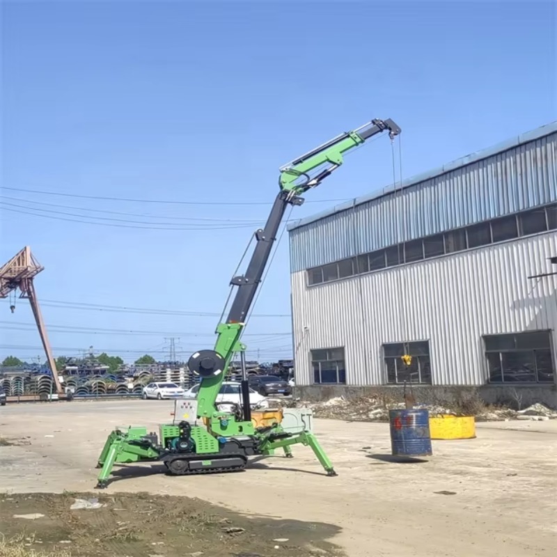 Compact Mini Spider Crane Hydr - đánh giá và giá Heavy Equipment Lifting