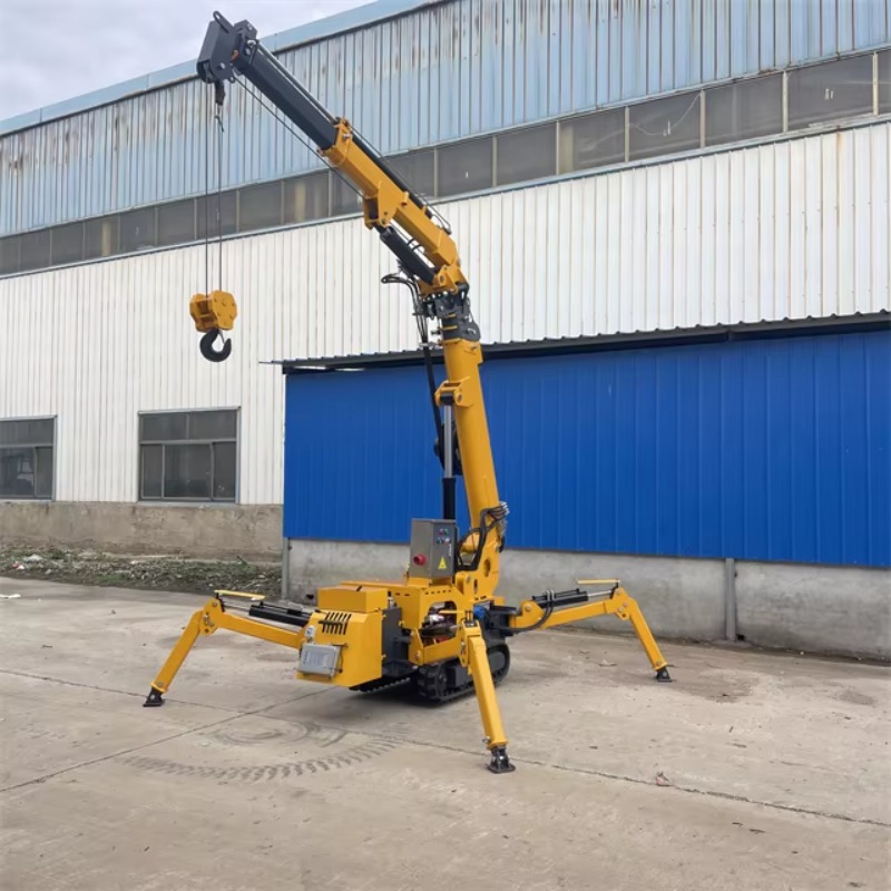Compact Mini Spider Crane Hydr - đánh giá và giá Heavy Equipment Lifting