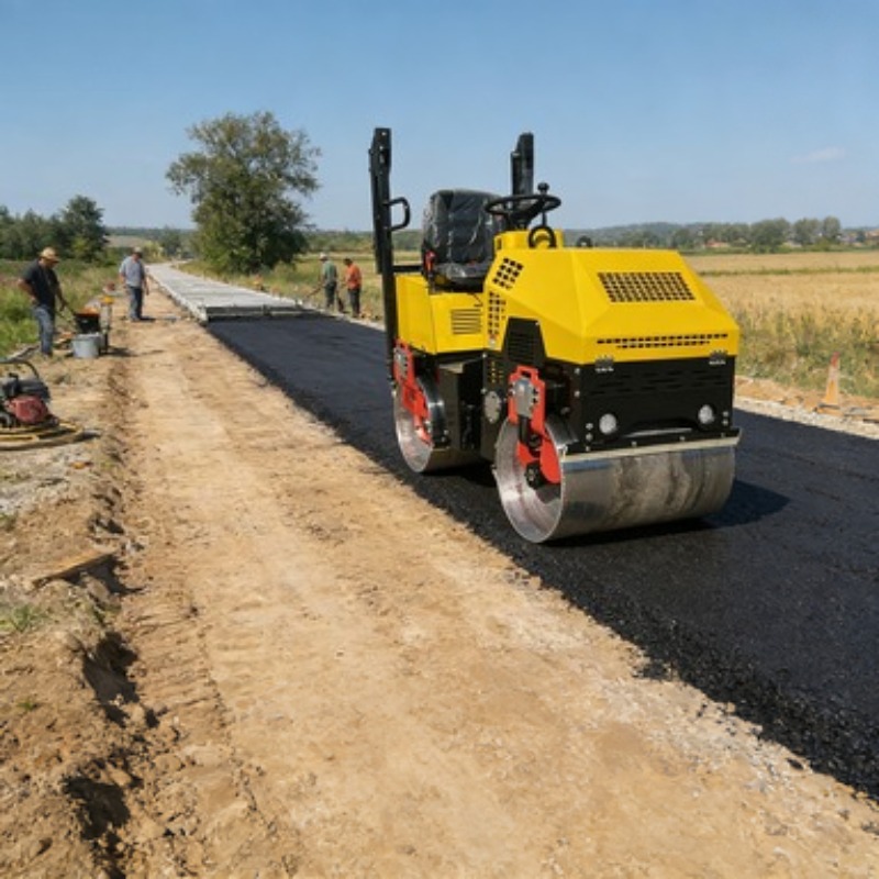 Single Drum Road Roller Vibrat - đánh giá và giá Heavy Equipment Rollers