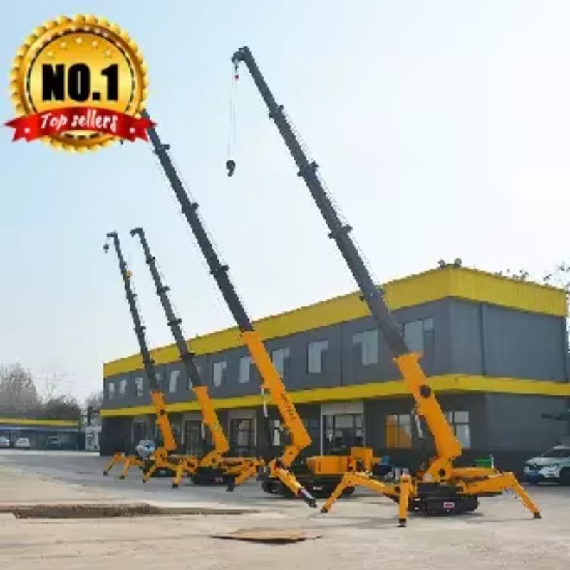 8T Hydraulic Spider Crane Heav - đánh giá và giá Heavy Equipment Lifting