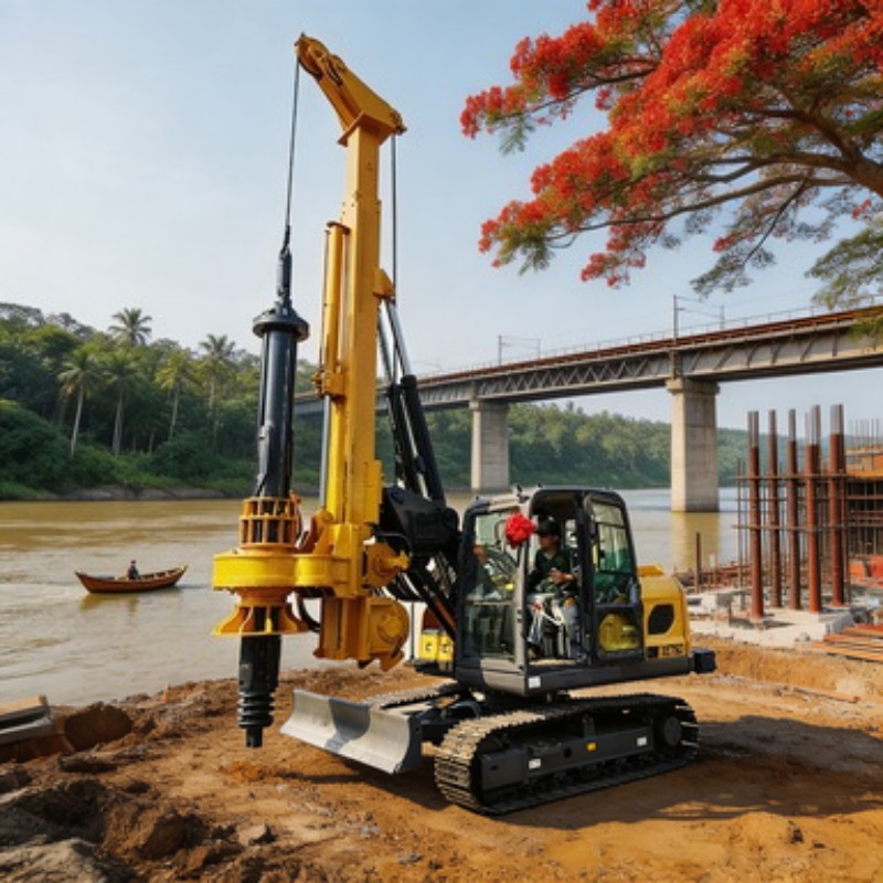 Heavy Duty Rotary Drilling Rig - đánh giá và giá Heavy Equipment Drilling Rig